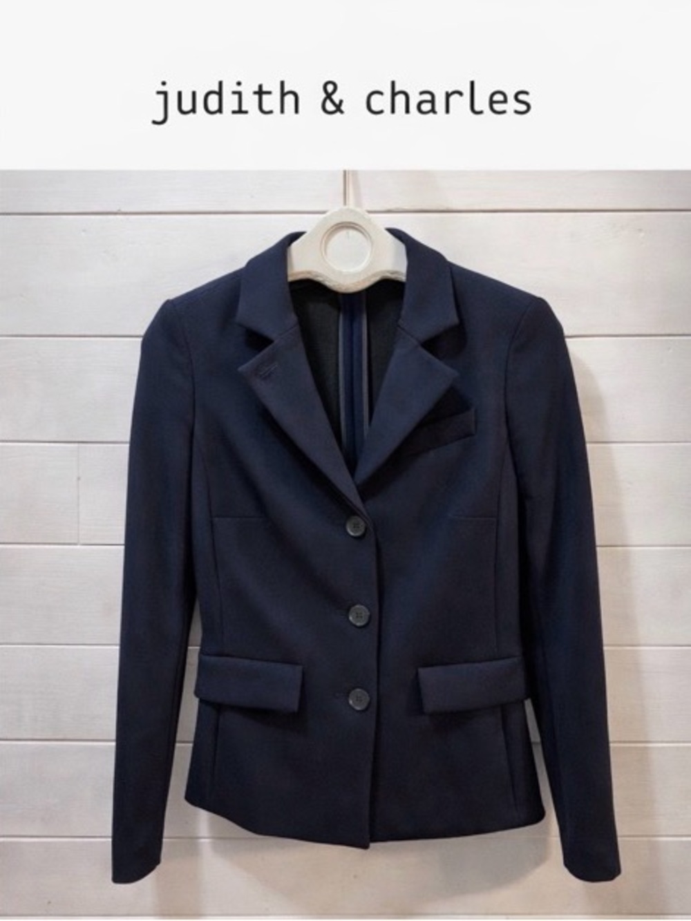 JUDITH & CHARLES Navy Blazer Size 4